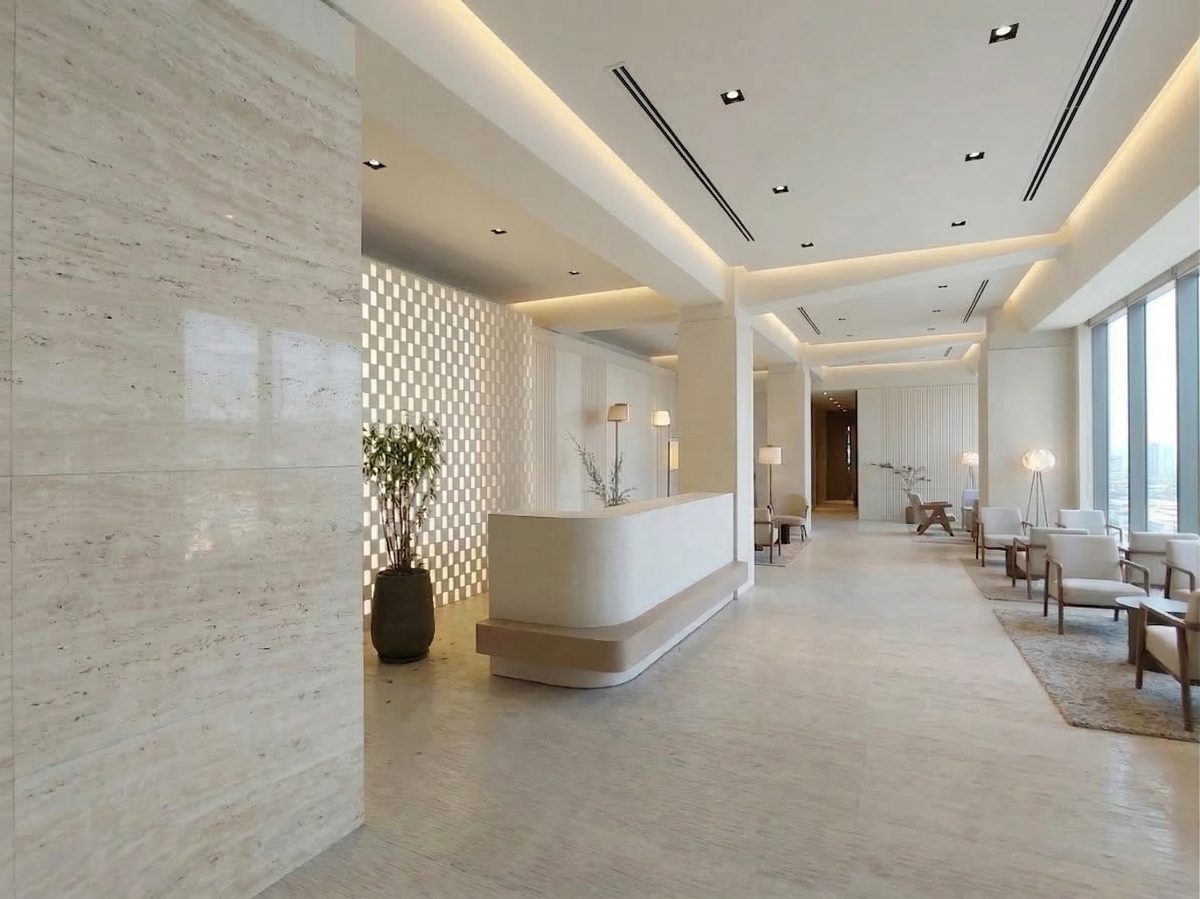 A precision Halo commercial fit-out